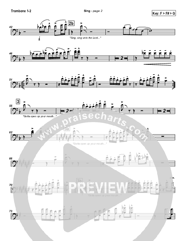Sing Trombone 1/2 (Travis Cottrell)