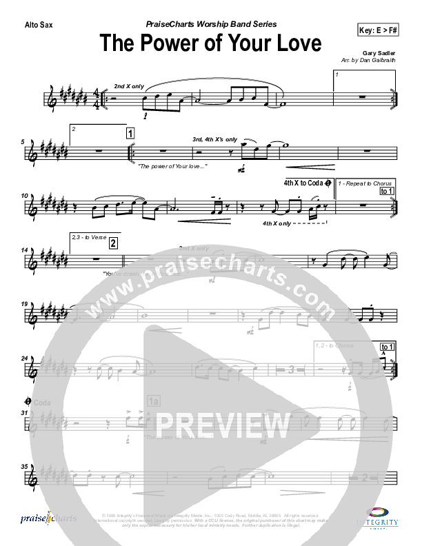 The Power Of Your Love Wind Pack (Travis Cottrell)