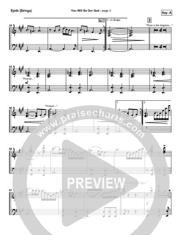 You Will Be Our God Synth Strings (Travis Cottrell)