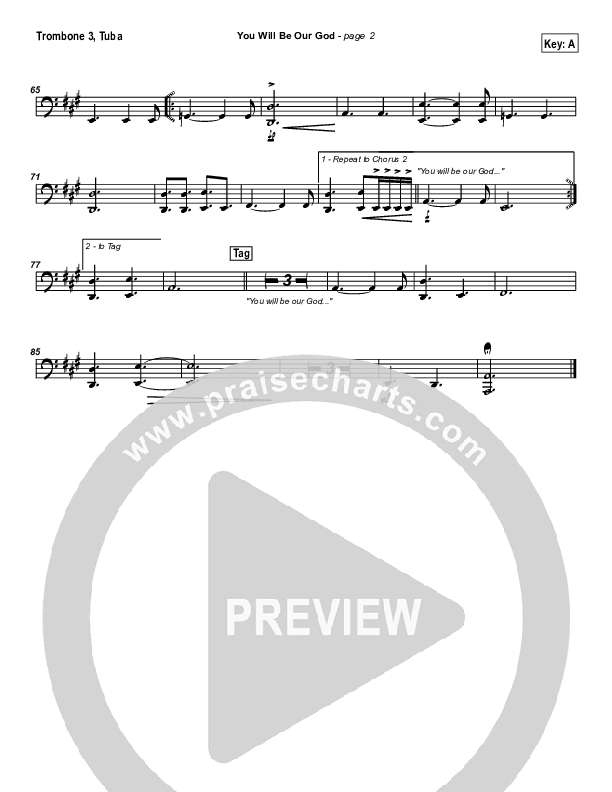 You Will Be Our God Trombone 3/Tuba (Travis Cottrell)