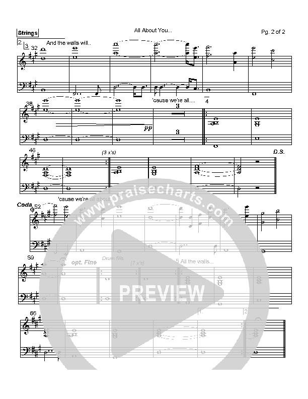 All About You Strings (Hillsong UNITED)