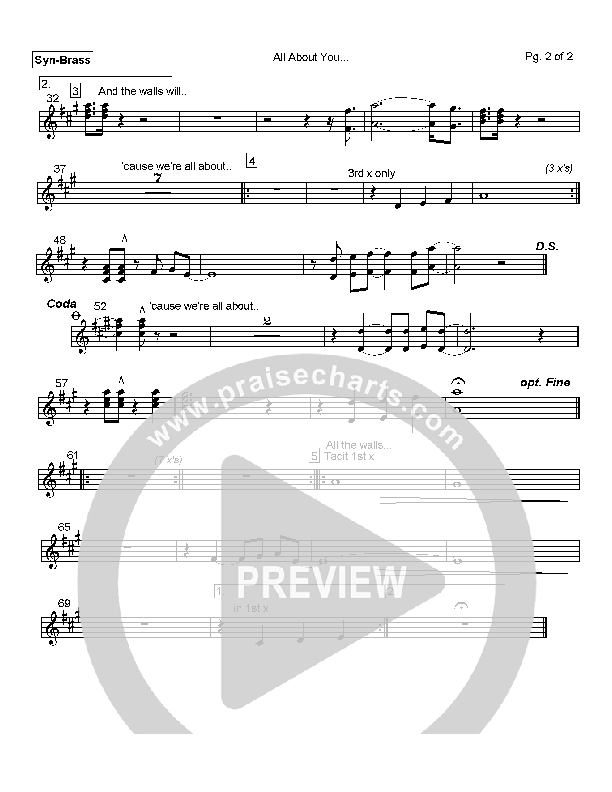 All About You Synth Brass (Hillsong UNITED)