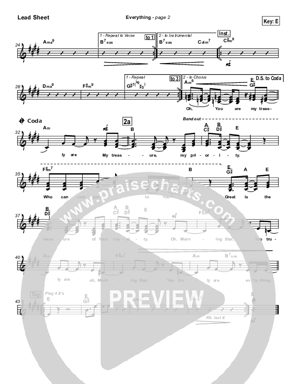 Everything Lead Sheet (Jason Breland)