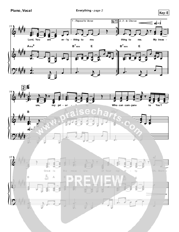 Everything Lead & Piano (Jason Breland)