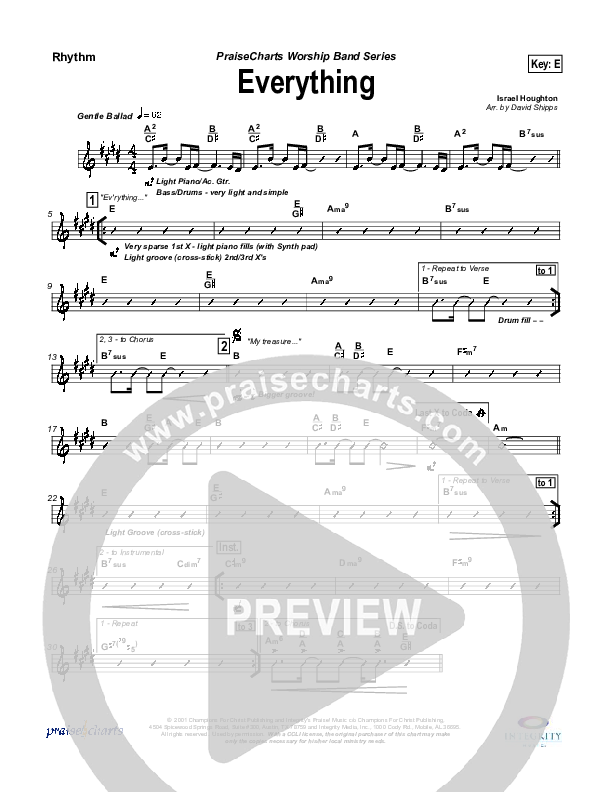 Everything Rhythm Chart (Jason Breland)