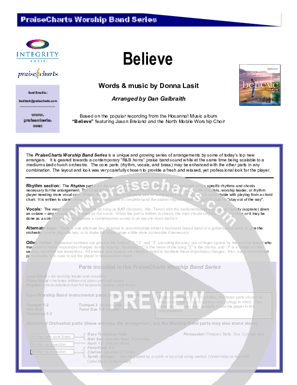 Believe Orchestration (Jason Breland)