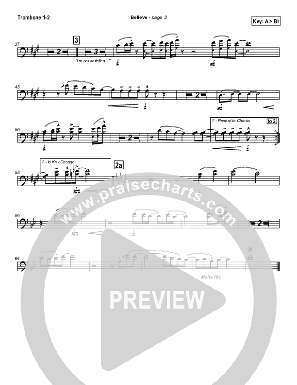 Believe Trombone 1/2 (Jason Breland)