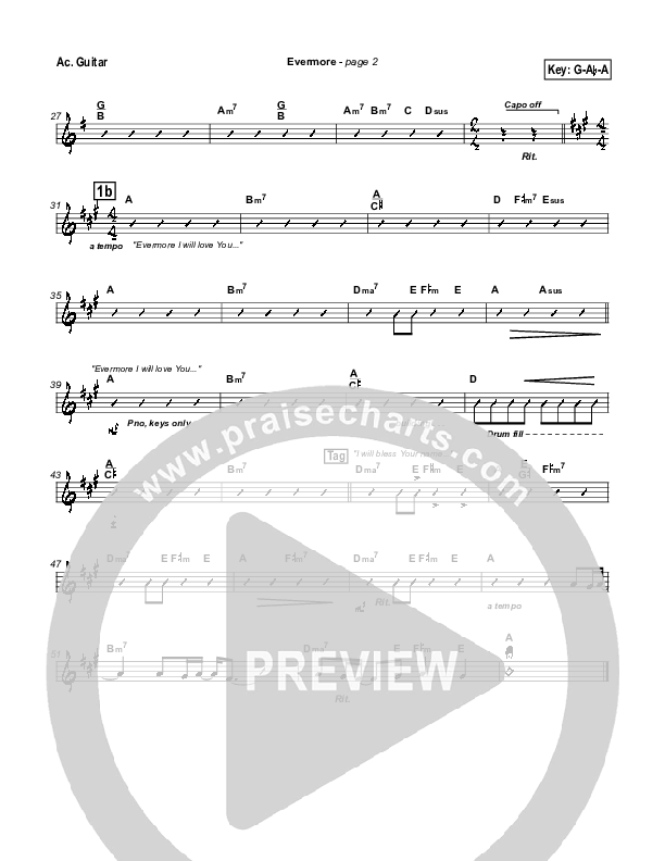 Evermore Acoustic Guitar (Jason Breland)