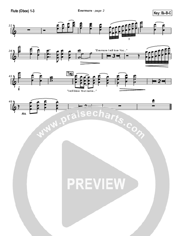 Evermore Flute/Oboe 1/2/3 (Jason Breland)