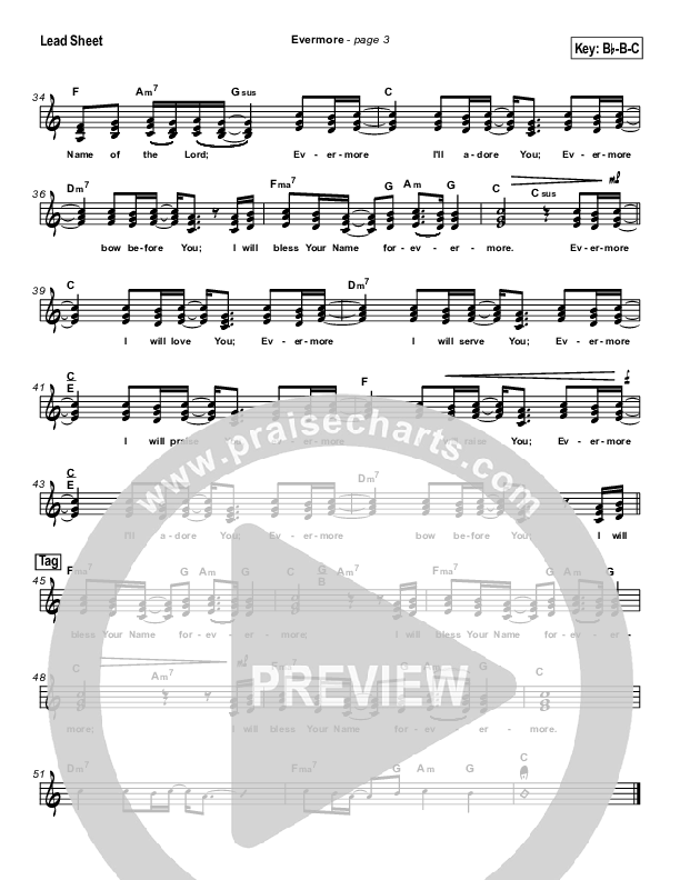 Evermore Lead Sheet (Jason Breland)