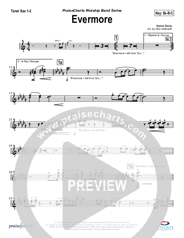 Evermore Tenor Sax 1/2 (Jason Breland)