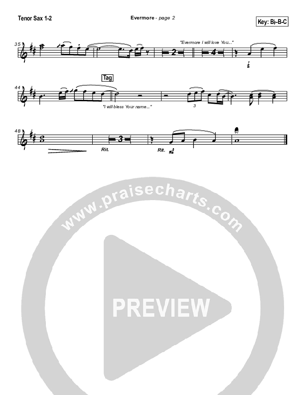 Evermore Tenor Sax 1/2 (Jason Breland)