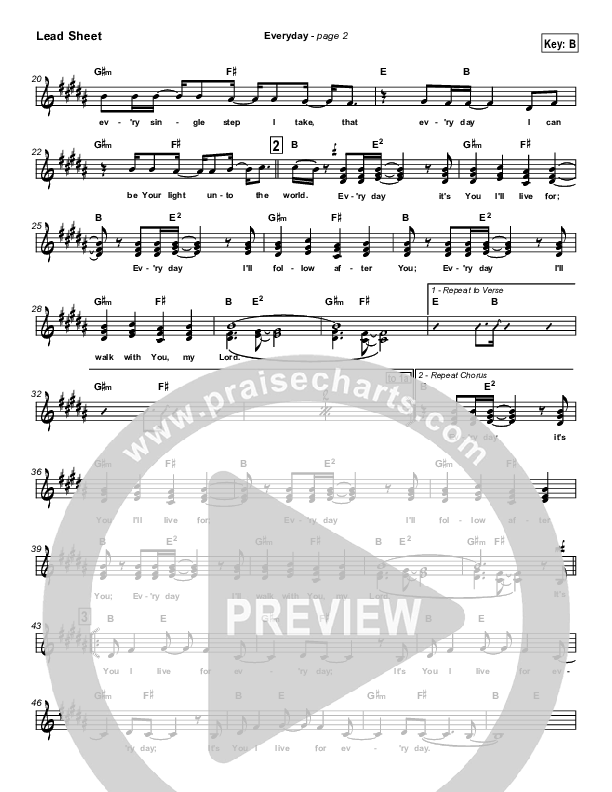 Everyday Lead Sheet (Jason Breland)