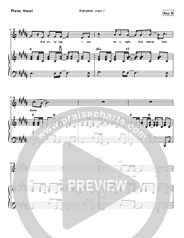 Everyday Lead & Piano (Jason Breland)