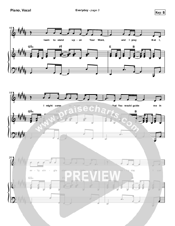 Everyday Lead & Piano (Jason Breland)