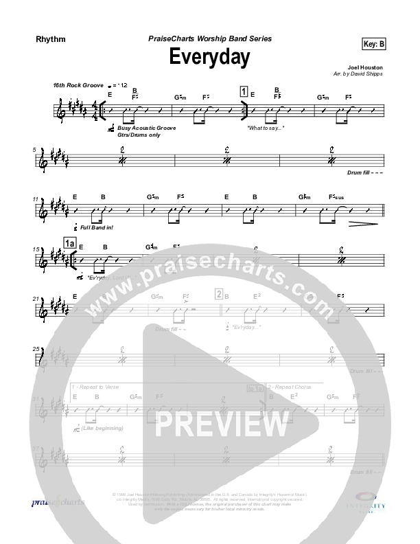 Everyday Rhythm Chart (Jason Breland)