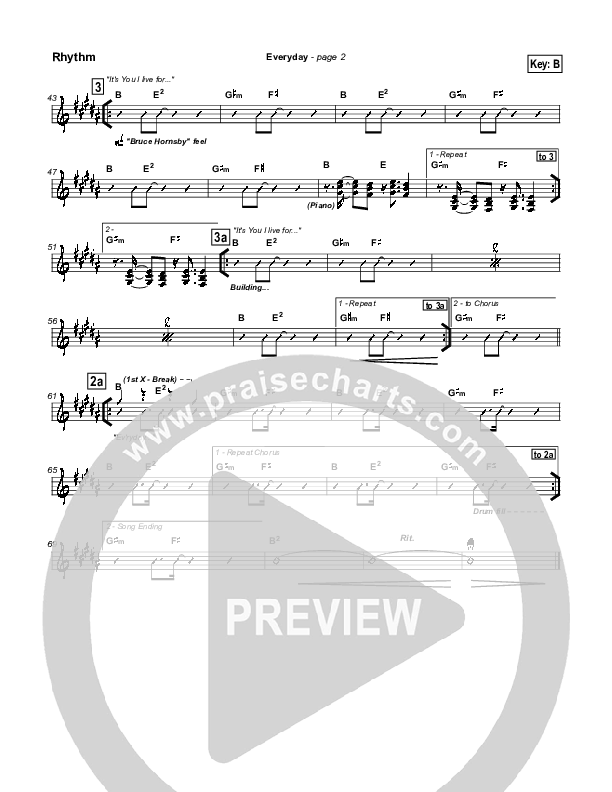 Everyday Rhythm Chart (Jason Breland)