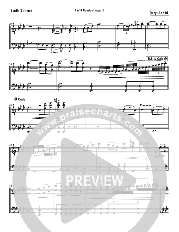 I Will Rejoice Synth Strings (Jason Breland)