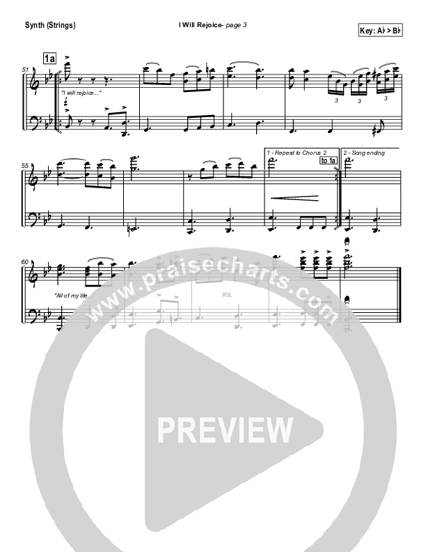 I Will Rejoice Synth Strings (Jason Breland)