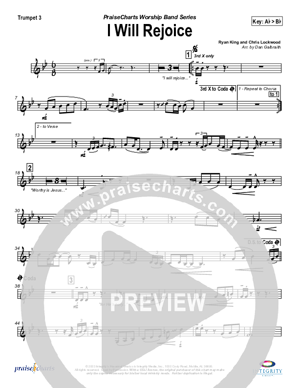 I Will Rejoice Trumpet 3 (Jason Breland)