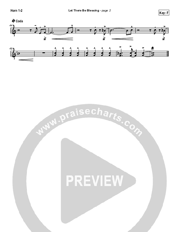 Let There Be Blessing French Horn 1/2 (Jason Breland)