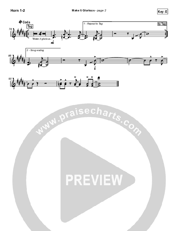 Make It Glorious French Horn 1/2 (Jason Breland)