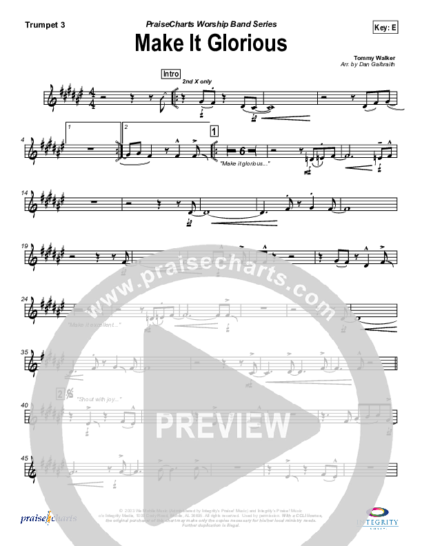 Make It Glorious Trumpet 3 (Jason Breland)