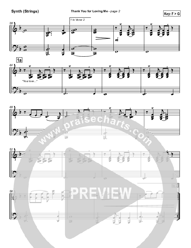 Thank You for Loving Me Synth Strings (Jason Breland)