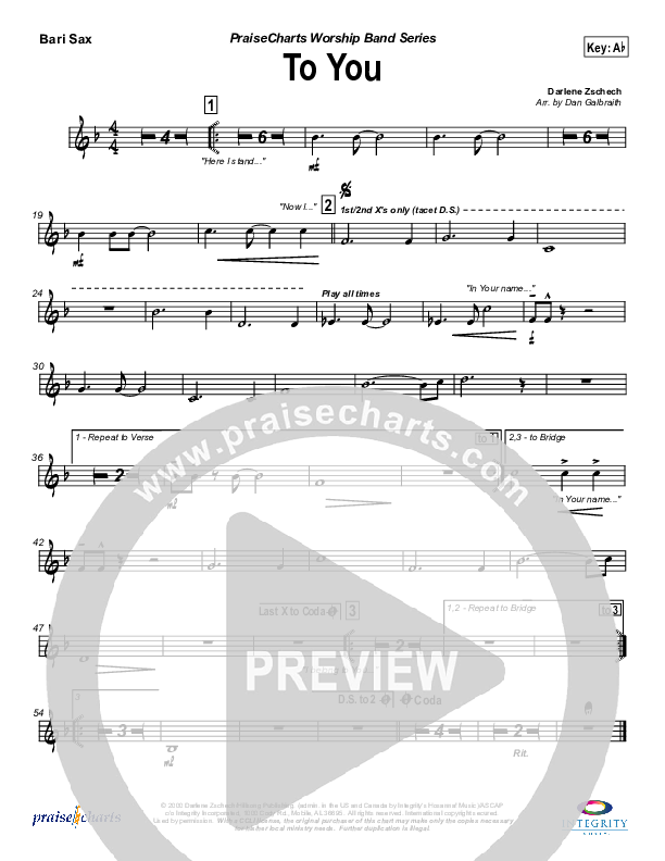 To You Bari Sax (Jason Breland)