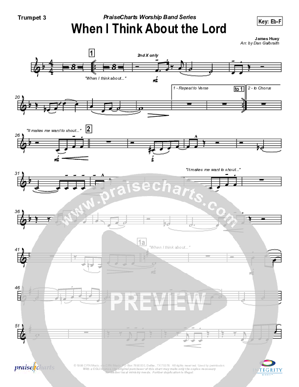 When I Think About The Lord Trumpet 3 (Jason Breland)