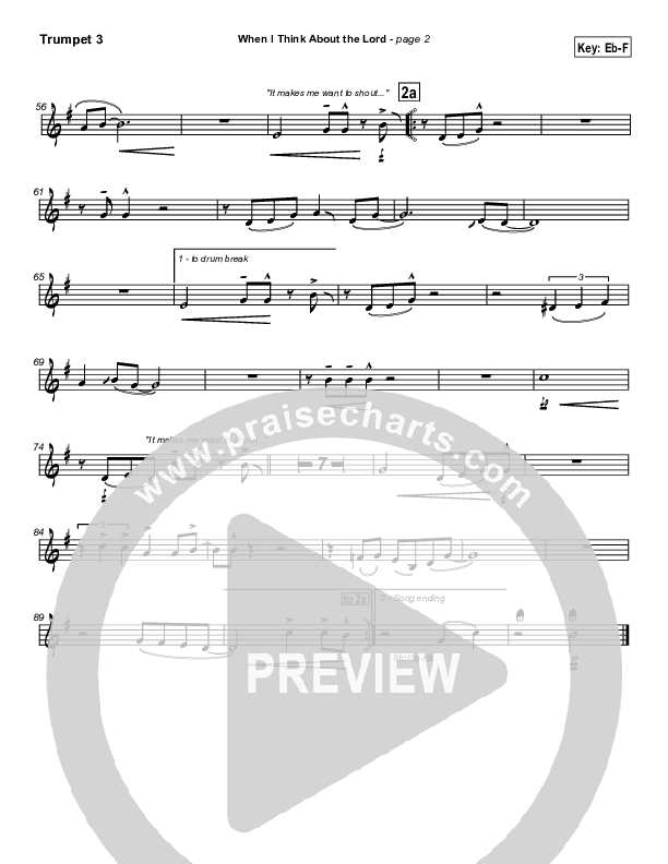 When I Think About The Lord Trumpet 3 (Jason Breland)