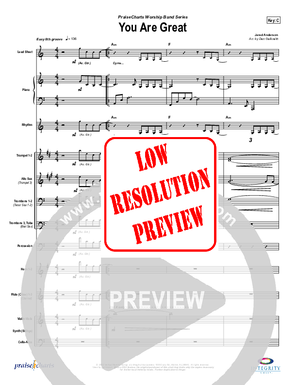 You Are Great Conductor's Score (Jason Breland)