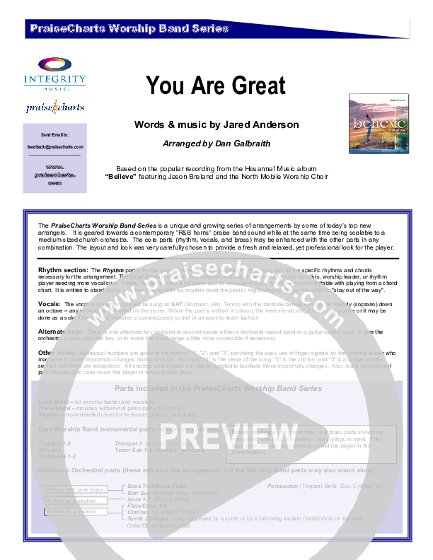 You Are Great Cover Sheet (Jason Breland)
