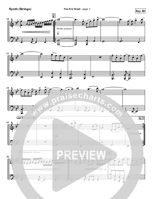 You Are Great Synth Strings (Jason Breland)