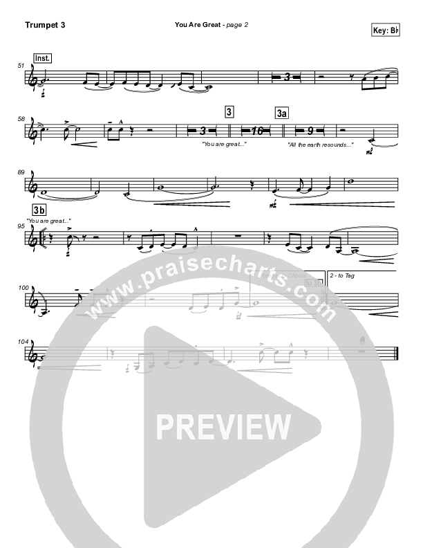 You Are Great Trumpet 3 (Jason Breland)
