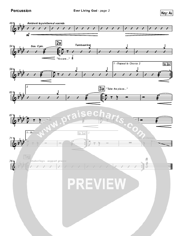 Ever Living God Percussion (Hillsong Worship)