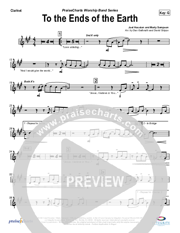 To The Ends Of The Earth Wind Pack (Hillsong Worship)