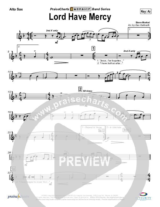 Lord Have Mercy Alto Sax (Eoghan Heaslip)