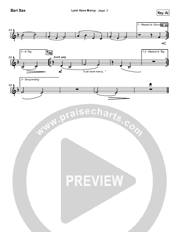 Lord Have Mercy Bari Sax (Eoghan Heaslip)