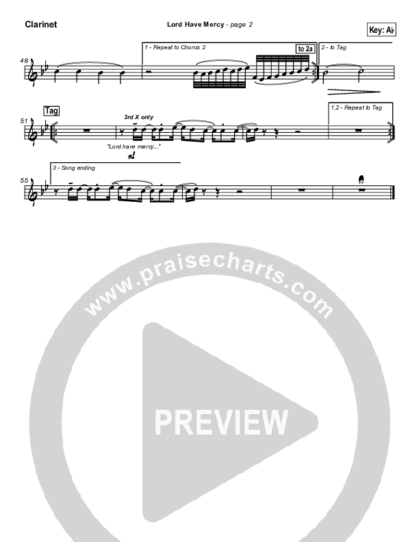 Lord Have Mercy Clarinet (Eoghan Heaslip)