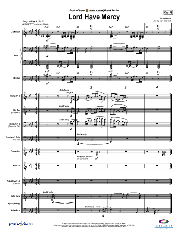 Lord Have Mercy Conductor's Score (Eoghan Heaslip)
