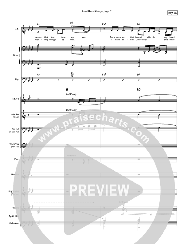 Lord Have Mercy Conductor's Score (Eoghan Heaslip)