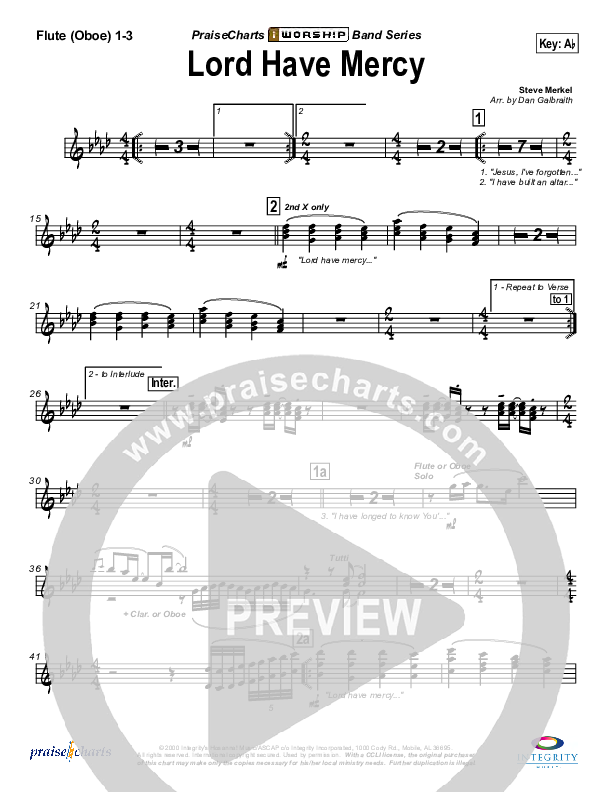 Lord Have Mercy Flute/Oboe 1/2/3 (Eoghan Heaslip)