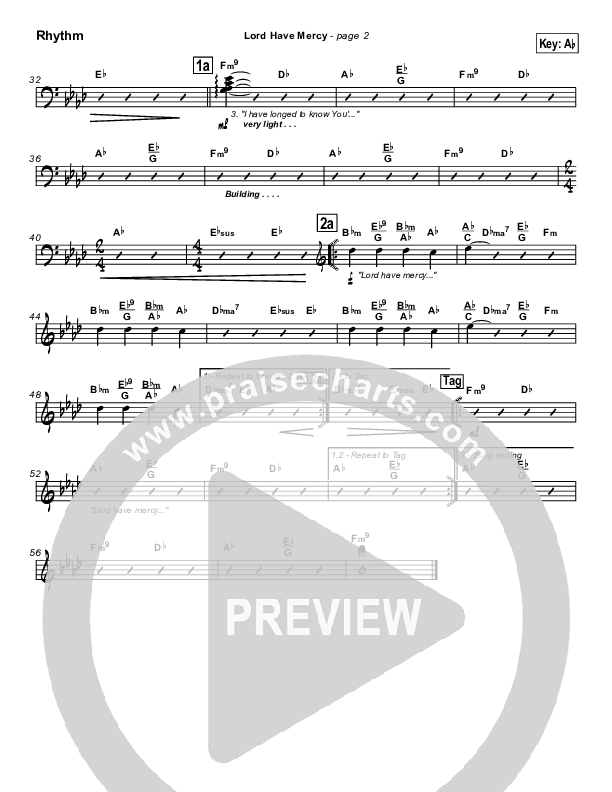 Lord Have Mercy Rhythm Chart (Eoghan Heaslip)