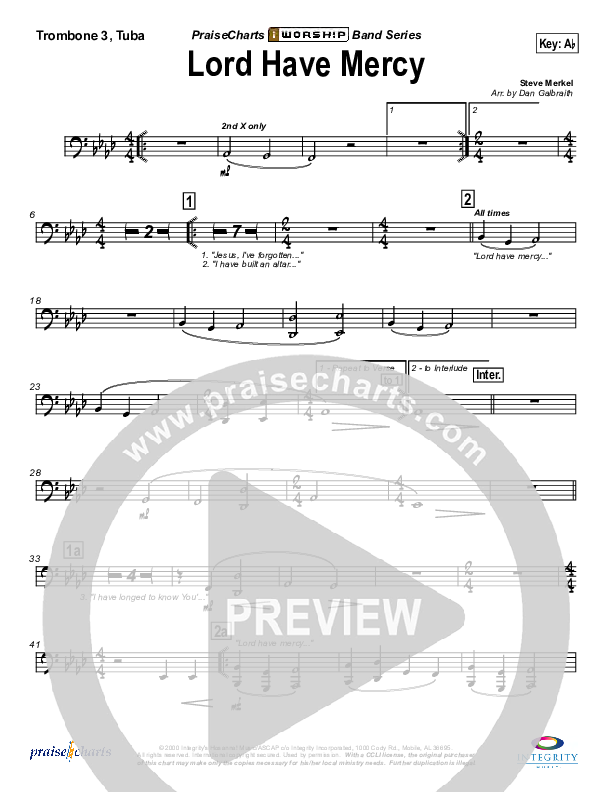 Lord Have Mercy Trombone 3/Tuba (Eoghan Heaslip)