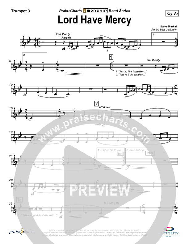 Lord Have Mercy Trumpet 3 (Eoghan Heaslip)