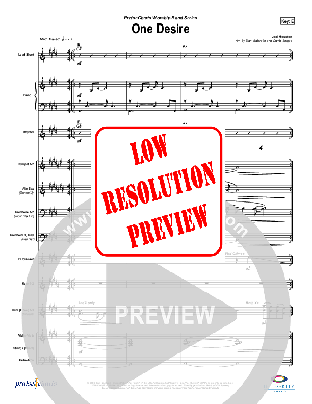 One Desire Orchestration (Hillsong Worship)