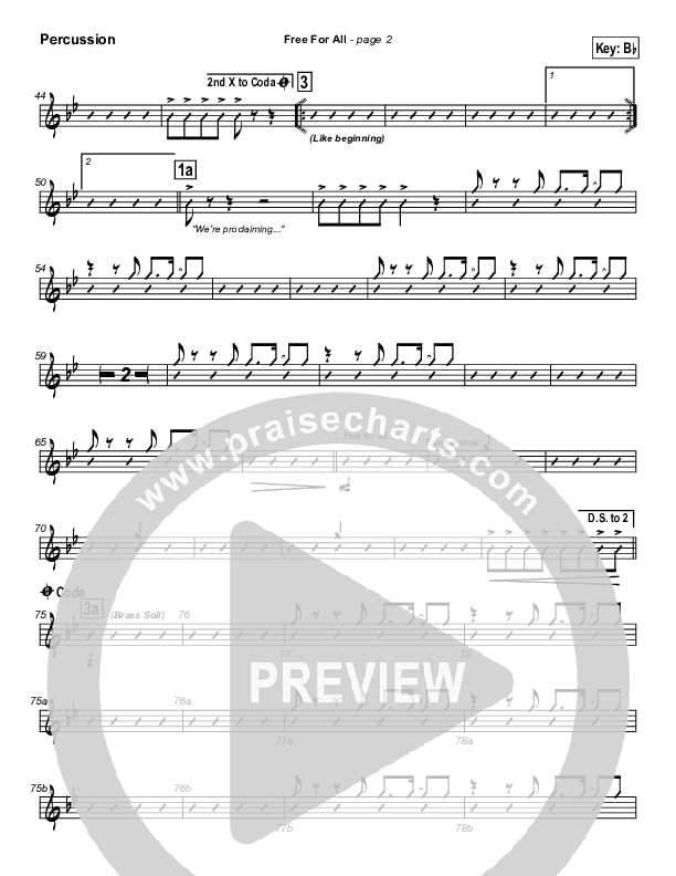 Free For All Percussion (Lakewood Church)