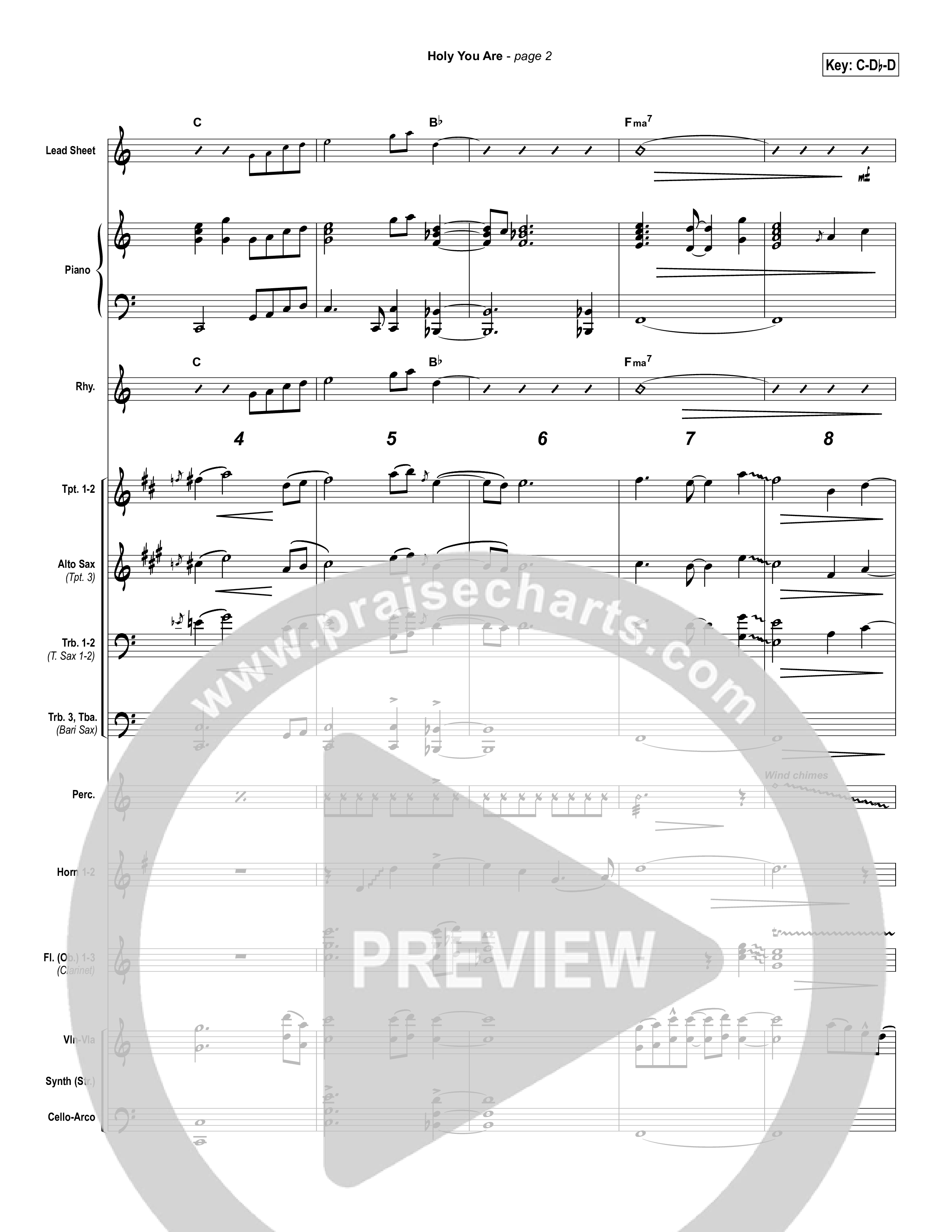 Holy You Are Conductor's Score (Lakewood Church)