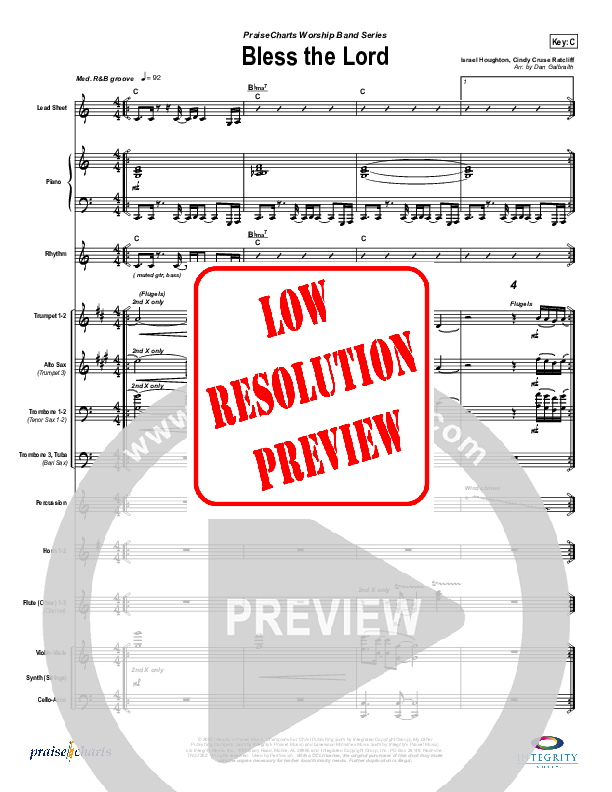 Bless The Lord Orchestration (Lakewood Church)